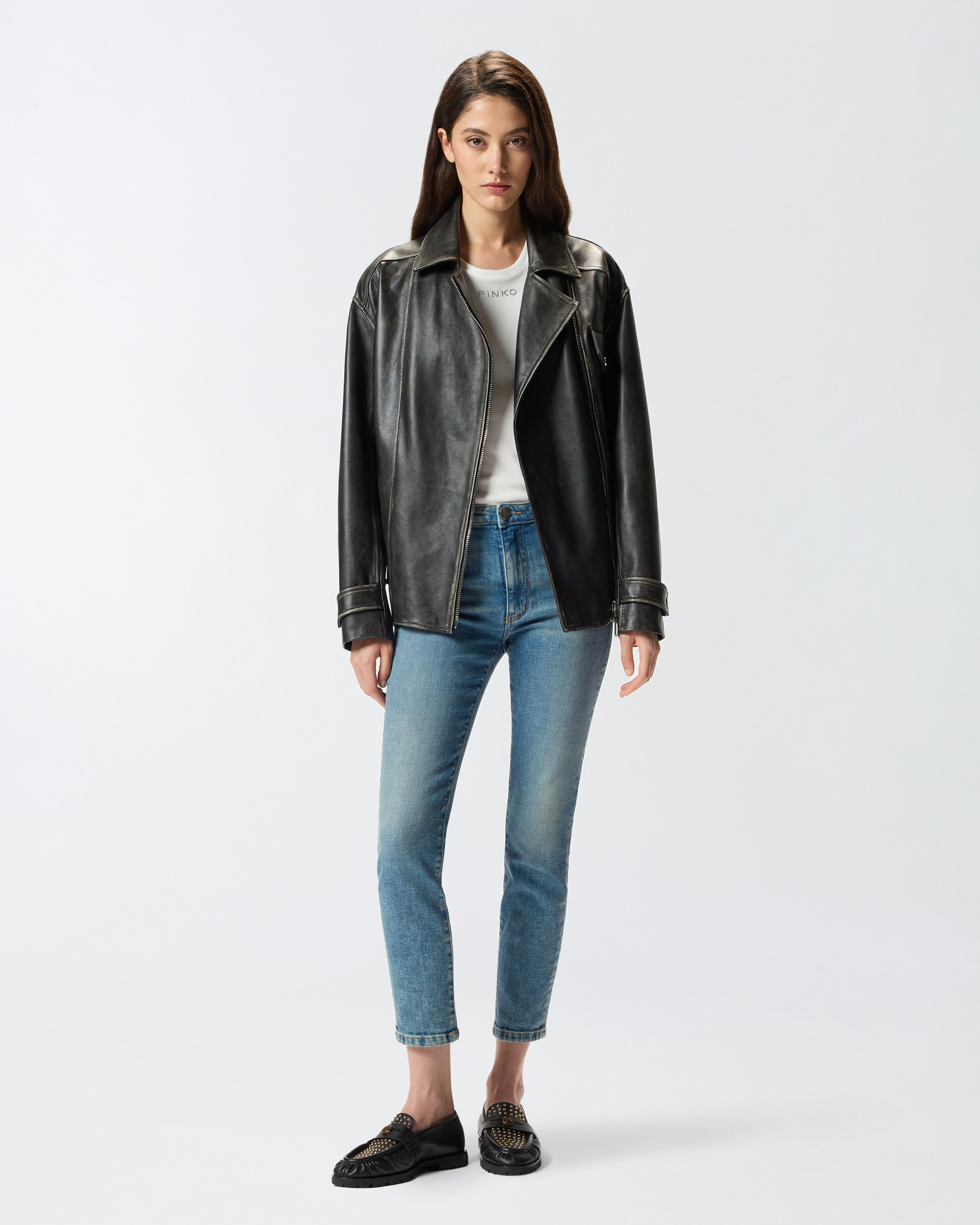 SKINNY VINTAGE STRETCH DENIM JEANS - 6