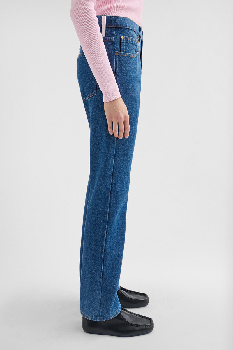 Flared Denim Trousers 4
