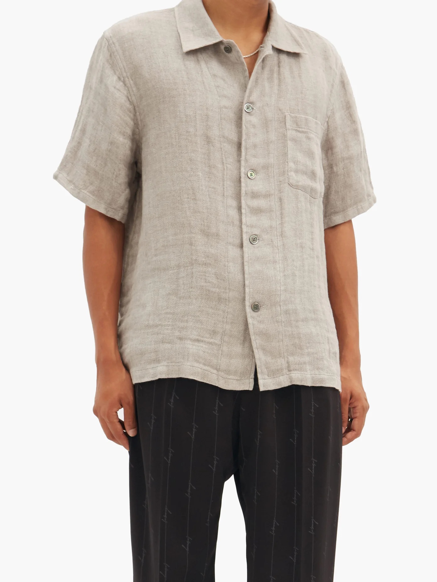 Box linen shirt - 6