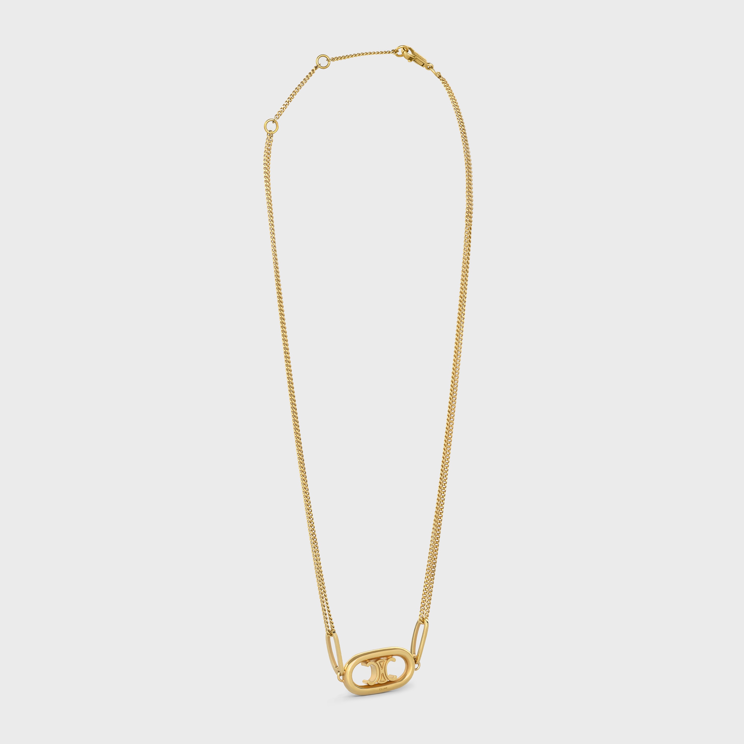 Triomphe Necklace in Gold Brass - 3