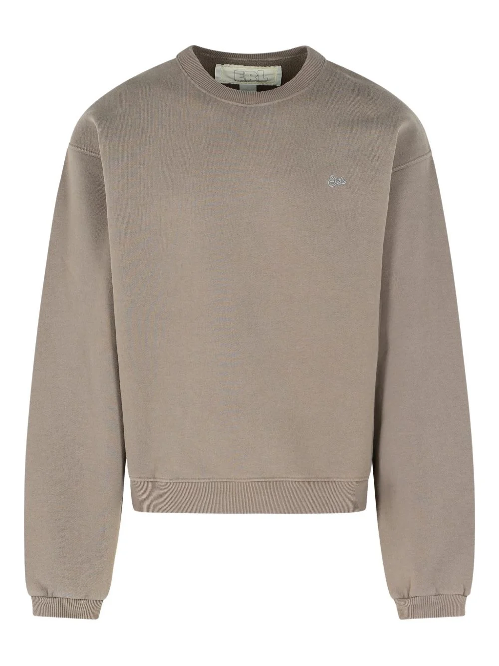 crew-neck cotton sweatshirt - 1