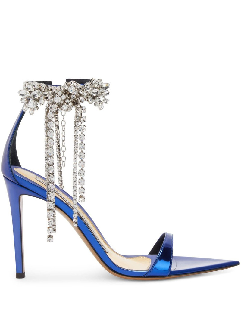 105mm rhinestone-embellished sandals 1