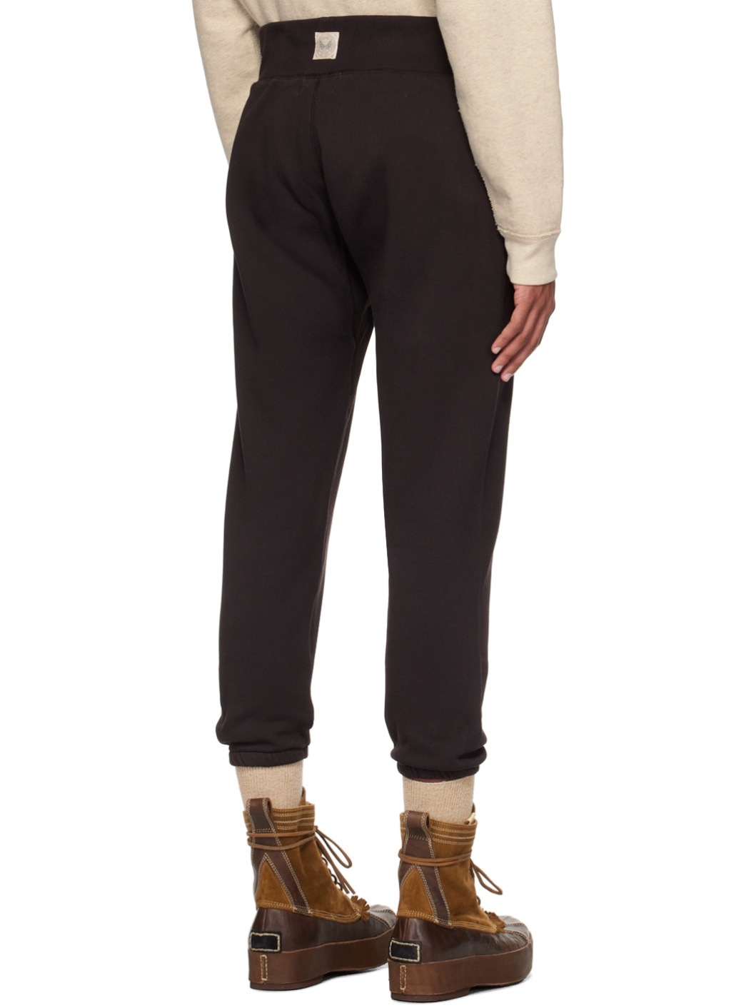 Black Garment-Dyed Sweatpants - 3