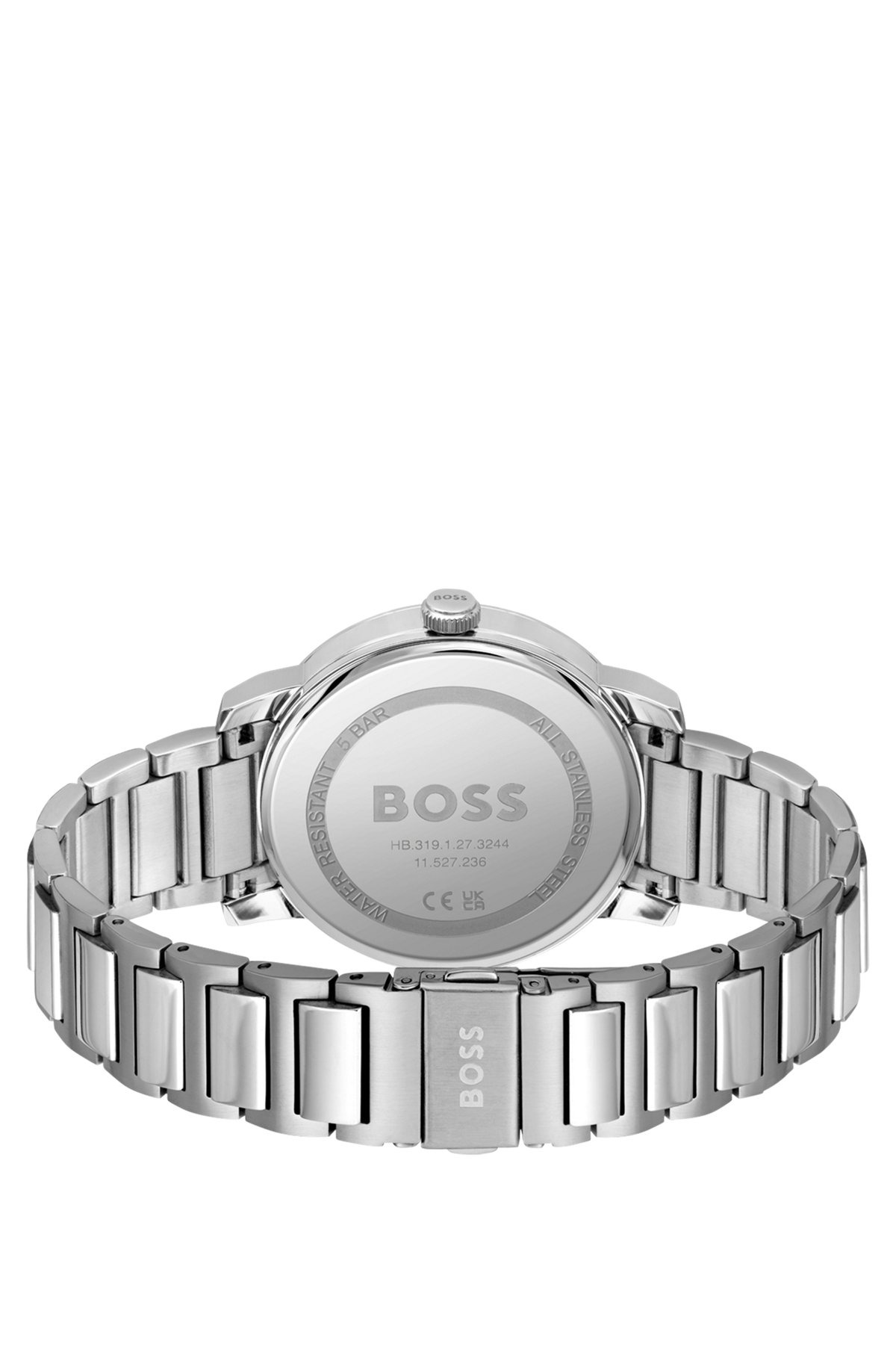 H-LINK-BRACELET WATCH WITH BRUSHED ORANGE DIAL - 3