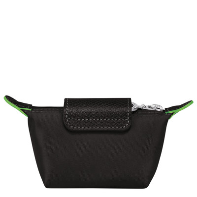 Longchamp Le Pliage Green Coin purse Black - Recycled canvas outlook