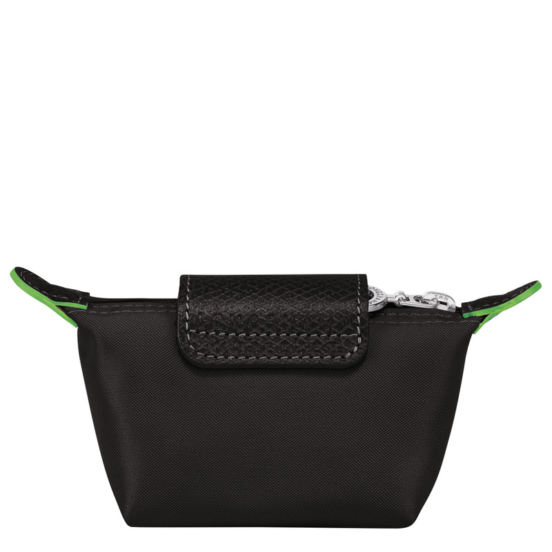 Longchamp Le Pliage Green Coin purse Black - Recycled canvas outlook