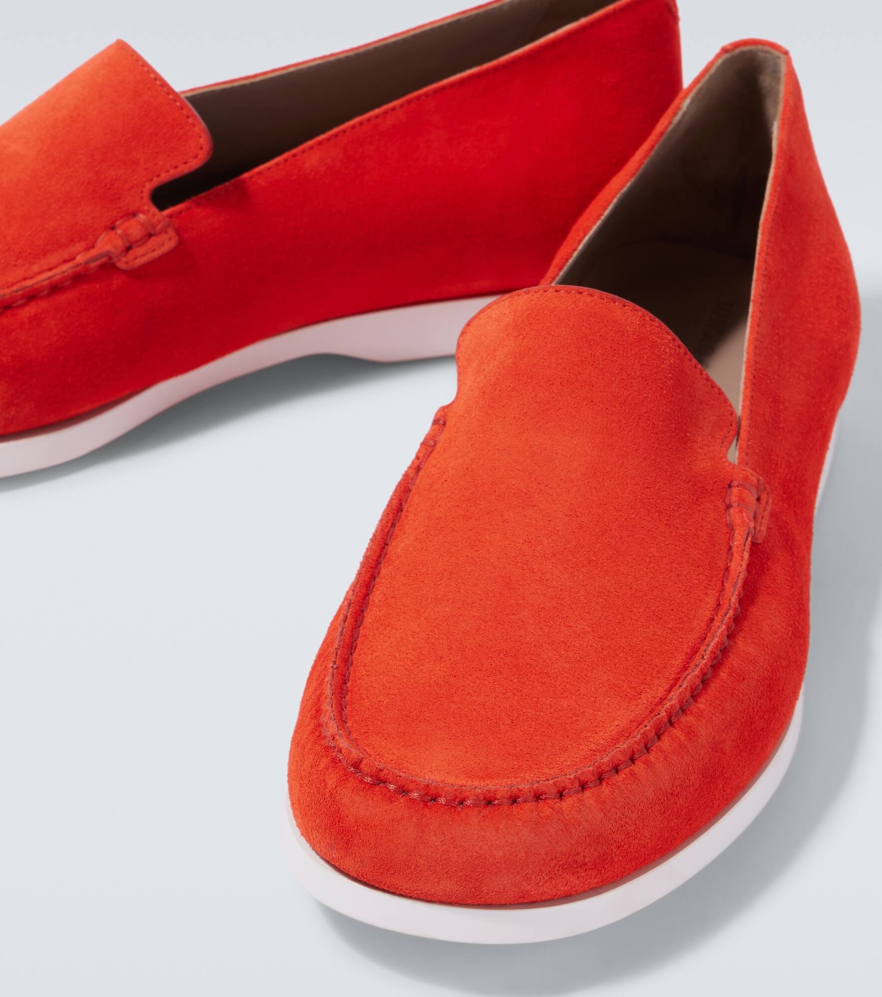 Monaco suede loafers - 3