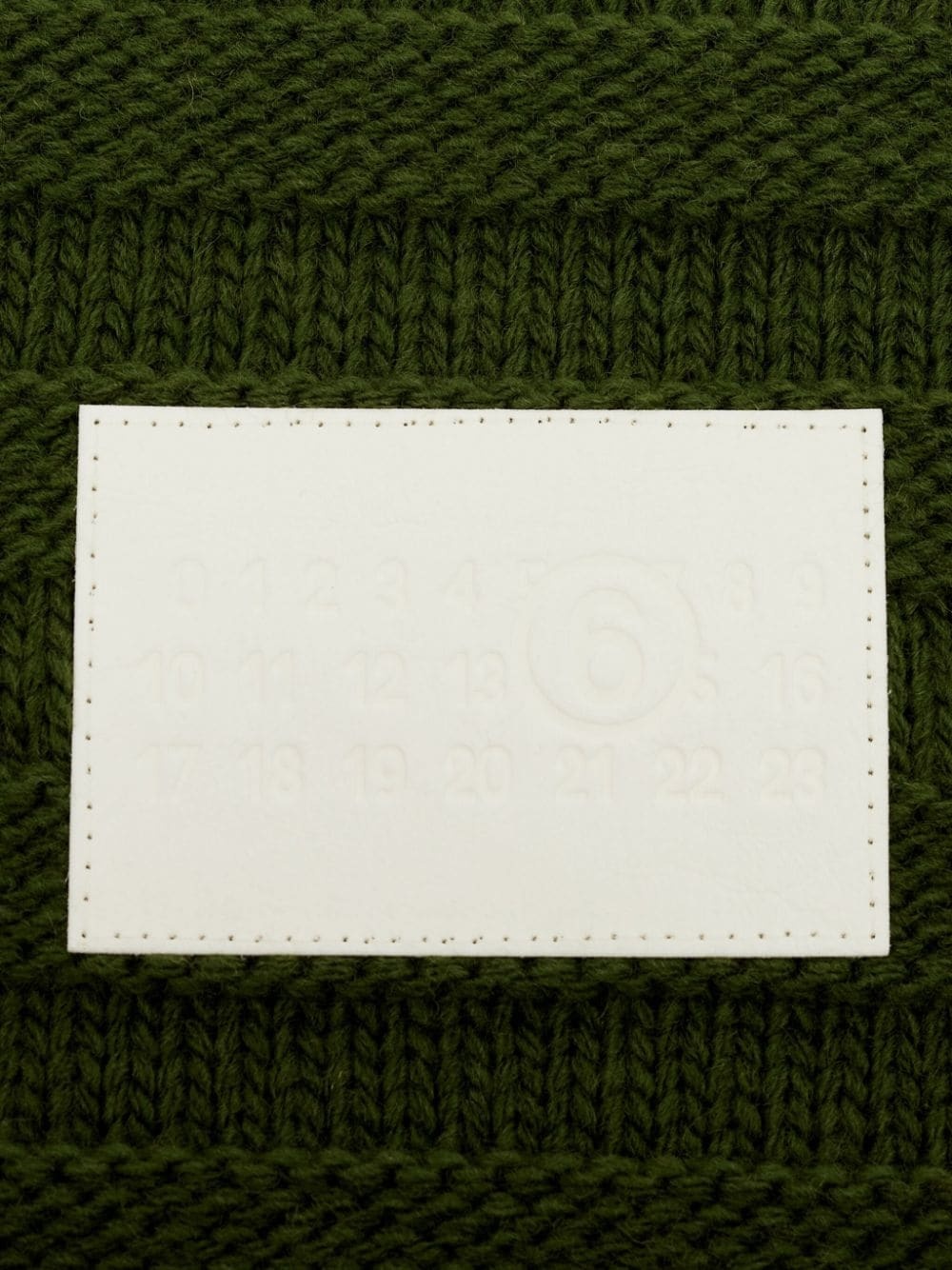 logo-print knitted scarf - 4