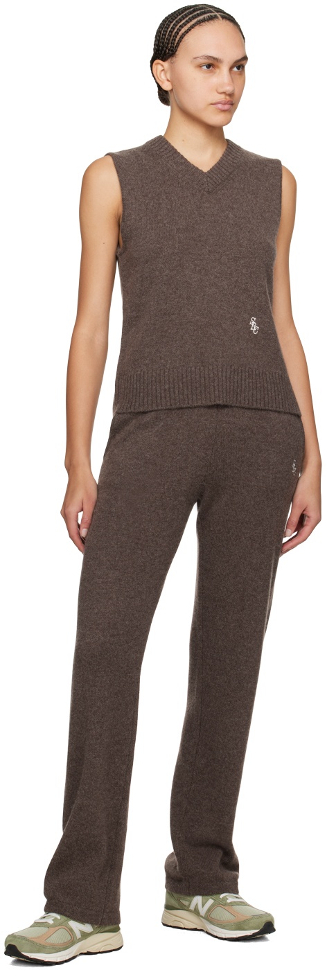 Brown 'SRC' Lounge Pants - 4