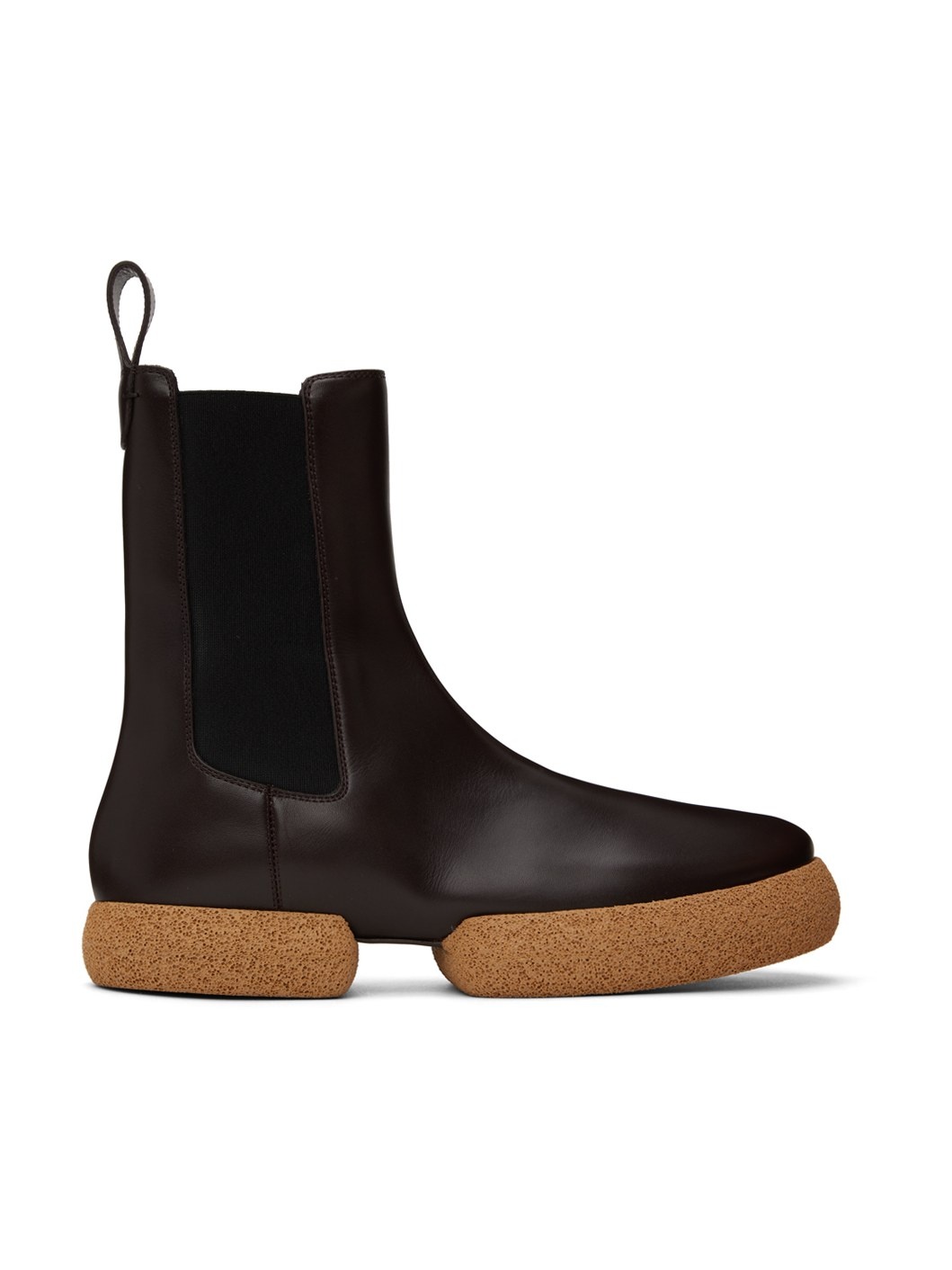 Brown Leather Chelsea Boots - 1