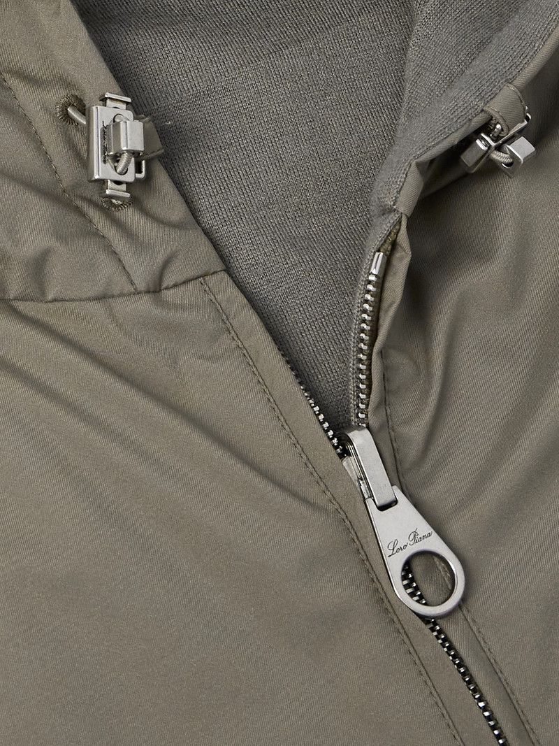 Reversible Storm System® Windmate® Shell and Cashmere Hooded Bomber Jacket 4