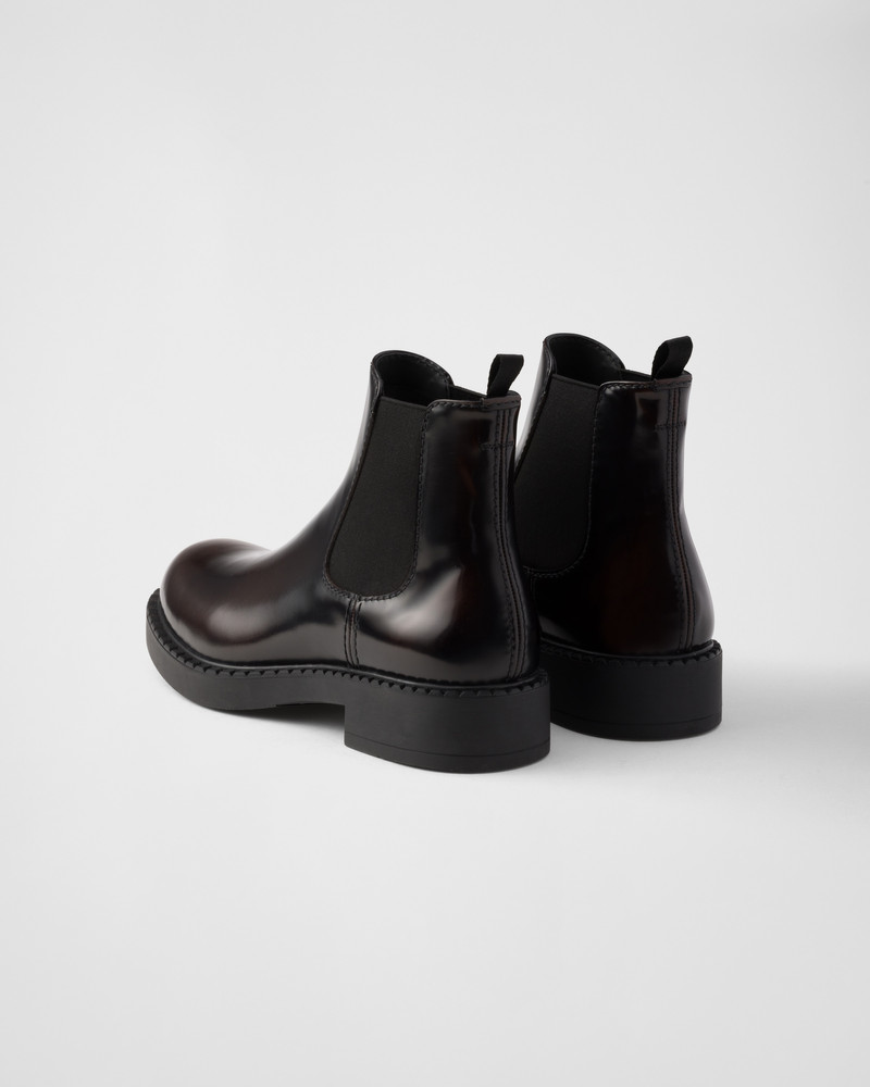 Brushed leather Chelsea boots 5