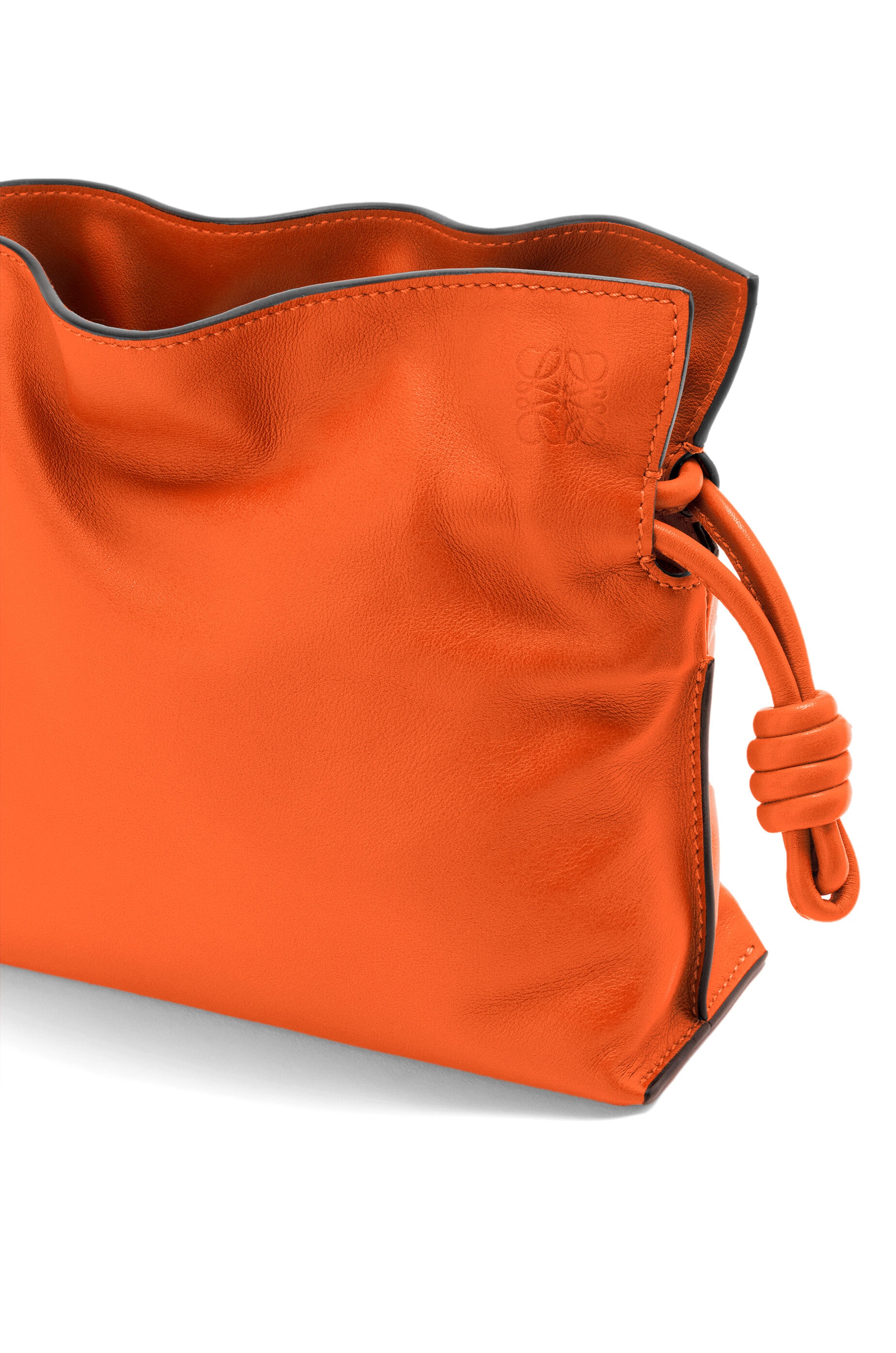 Mini Flamenco clutch in nappa calfskin with chain - 6
