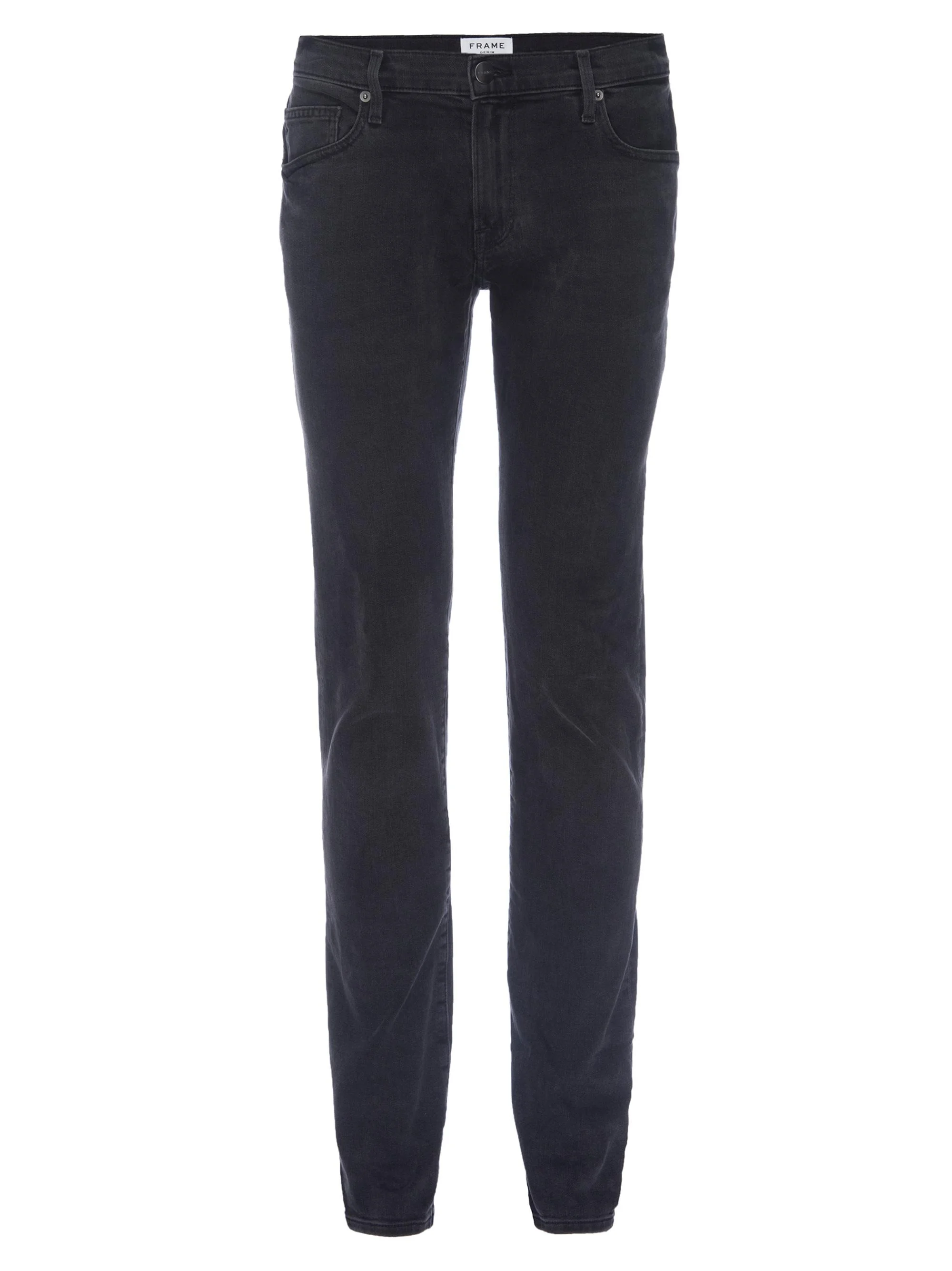 L'Homme Cotton-Blend Slim-Fit Jeans - Fade To Grey - 1