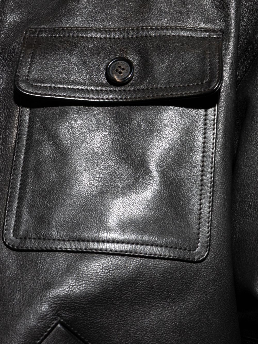leather bomber jacket - 5