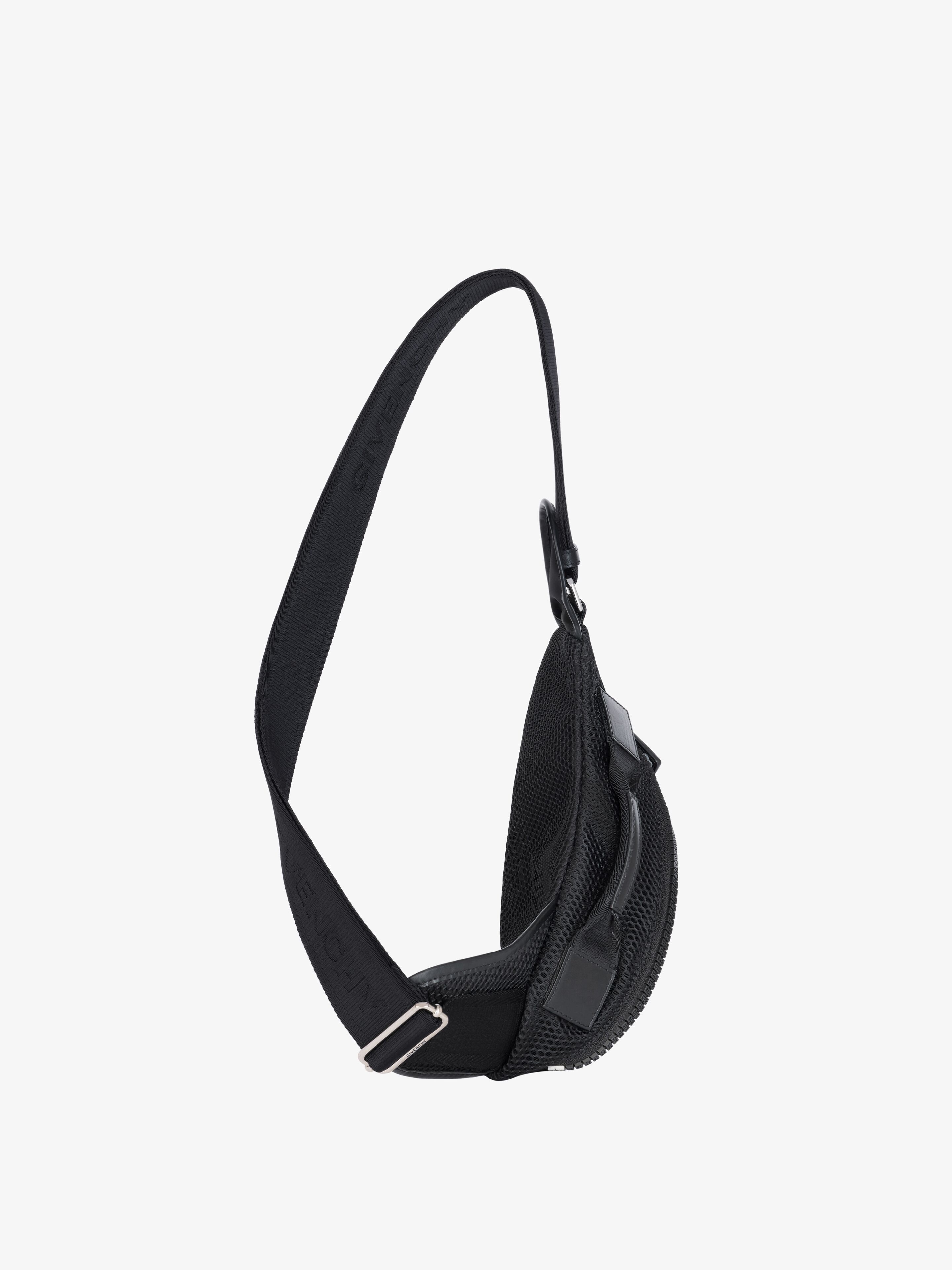 SMALL G-ZIP TRIANGLE BAG IN MESH - 3