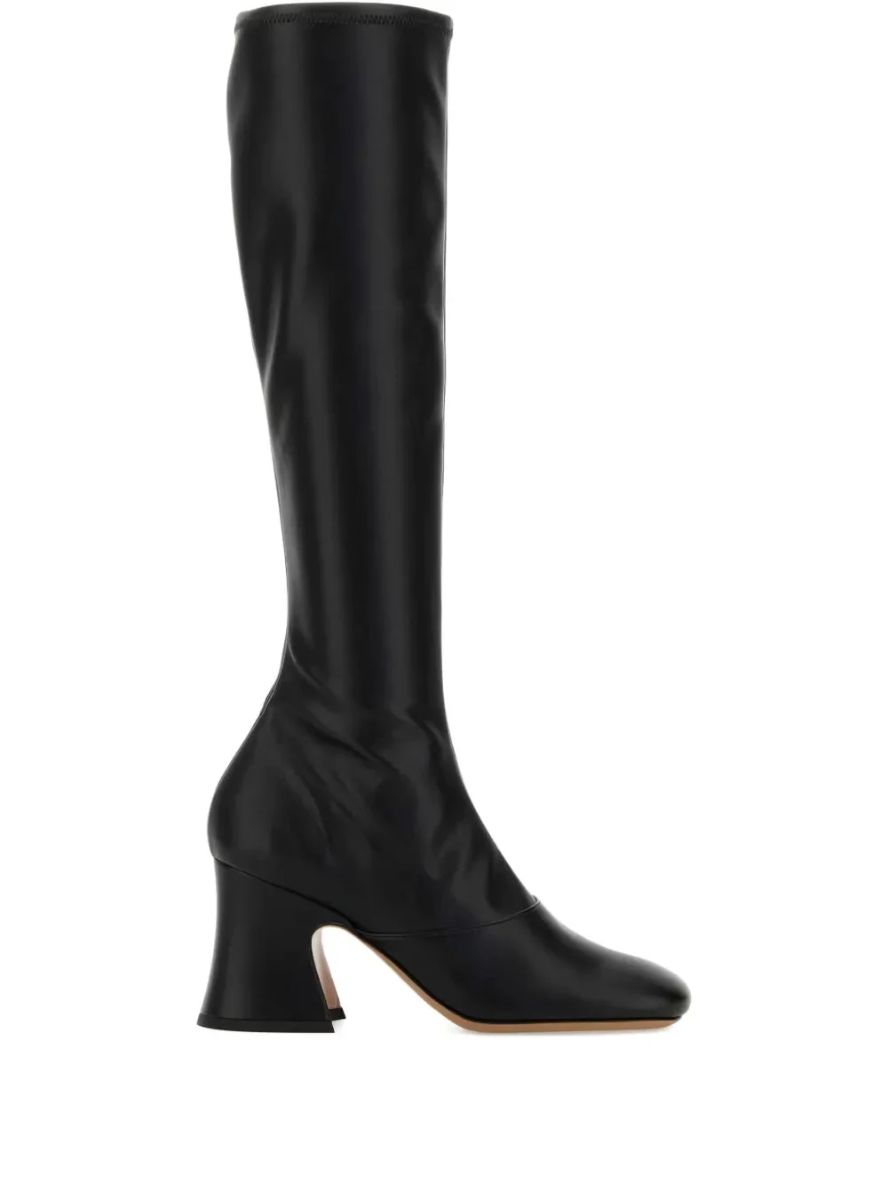 Janis Heeled Boots in Black - 1