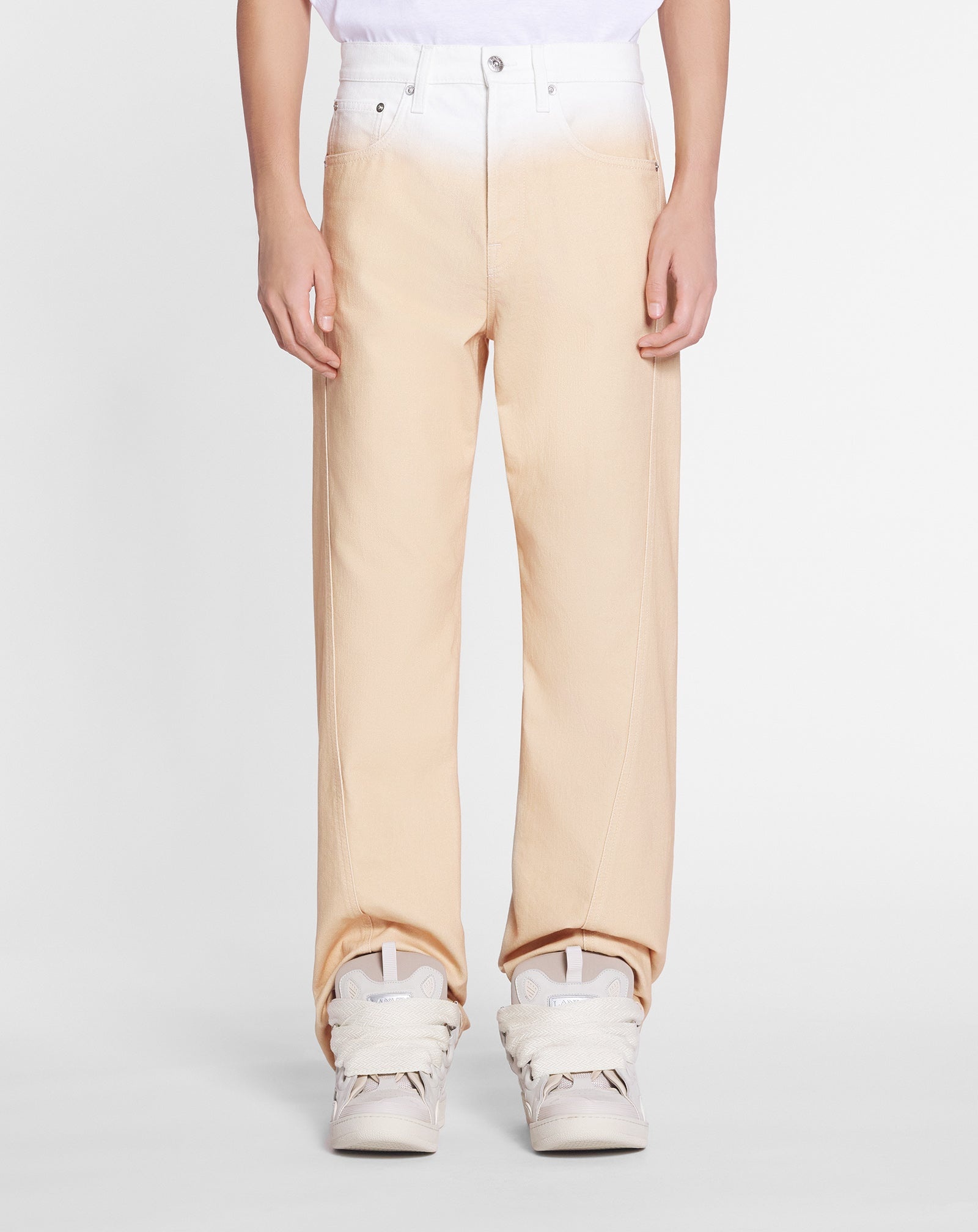 TWISTED PANTS WITH A GRADIENT EFFECT - 3
