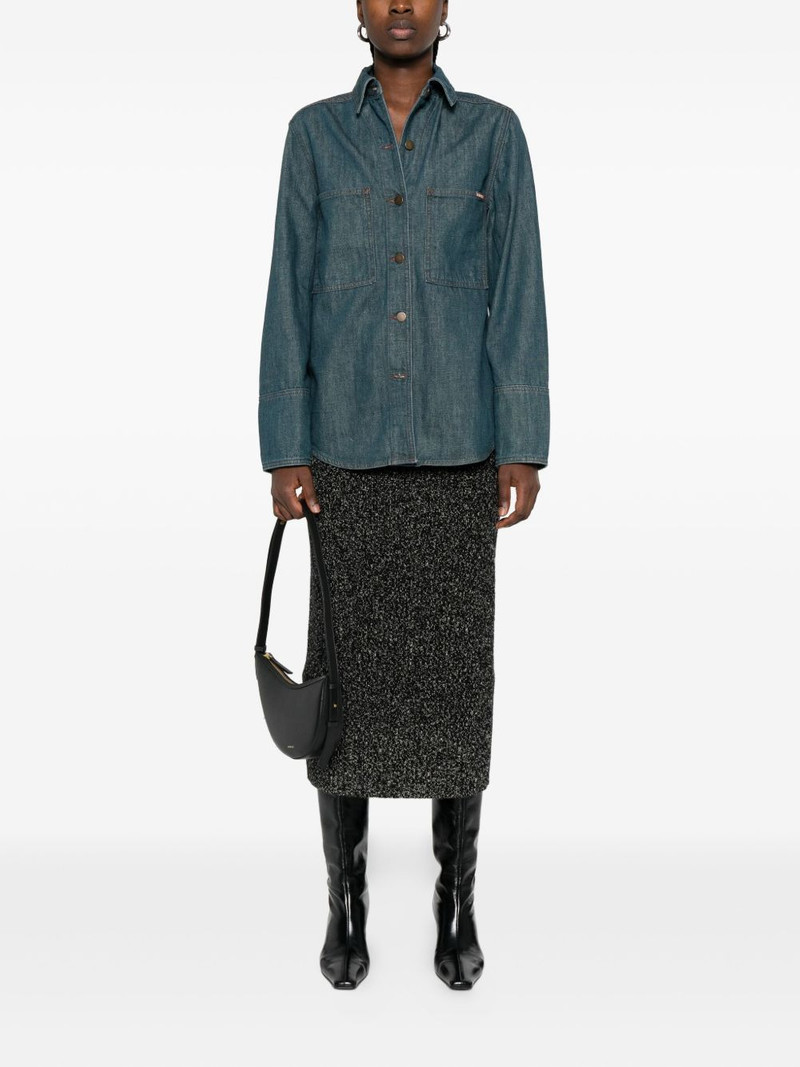 soeur button-fastening patch-pocket shirt outlook