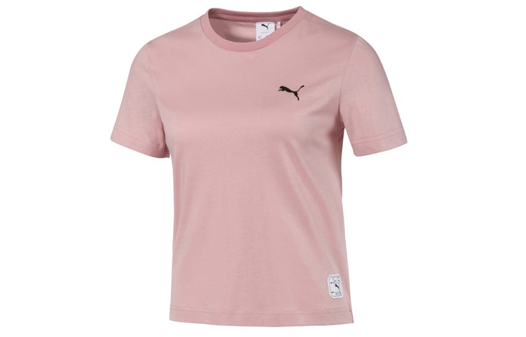 (WMNS) PUMA x Sue Tsai Crossover Round Neck Short Sleeve Pink 595252-14 - 1