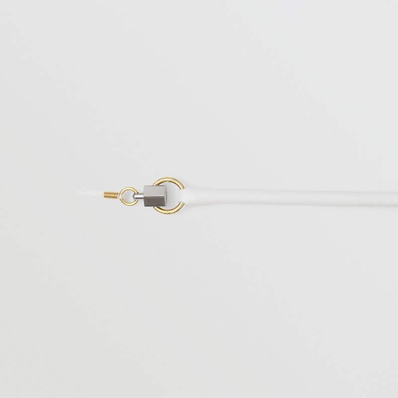 Burberry Metallic Detail Leather Eyewear Lanyard outlook