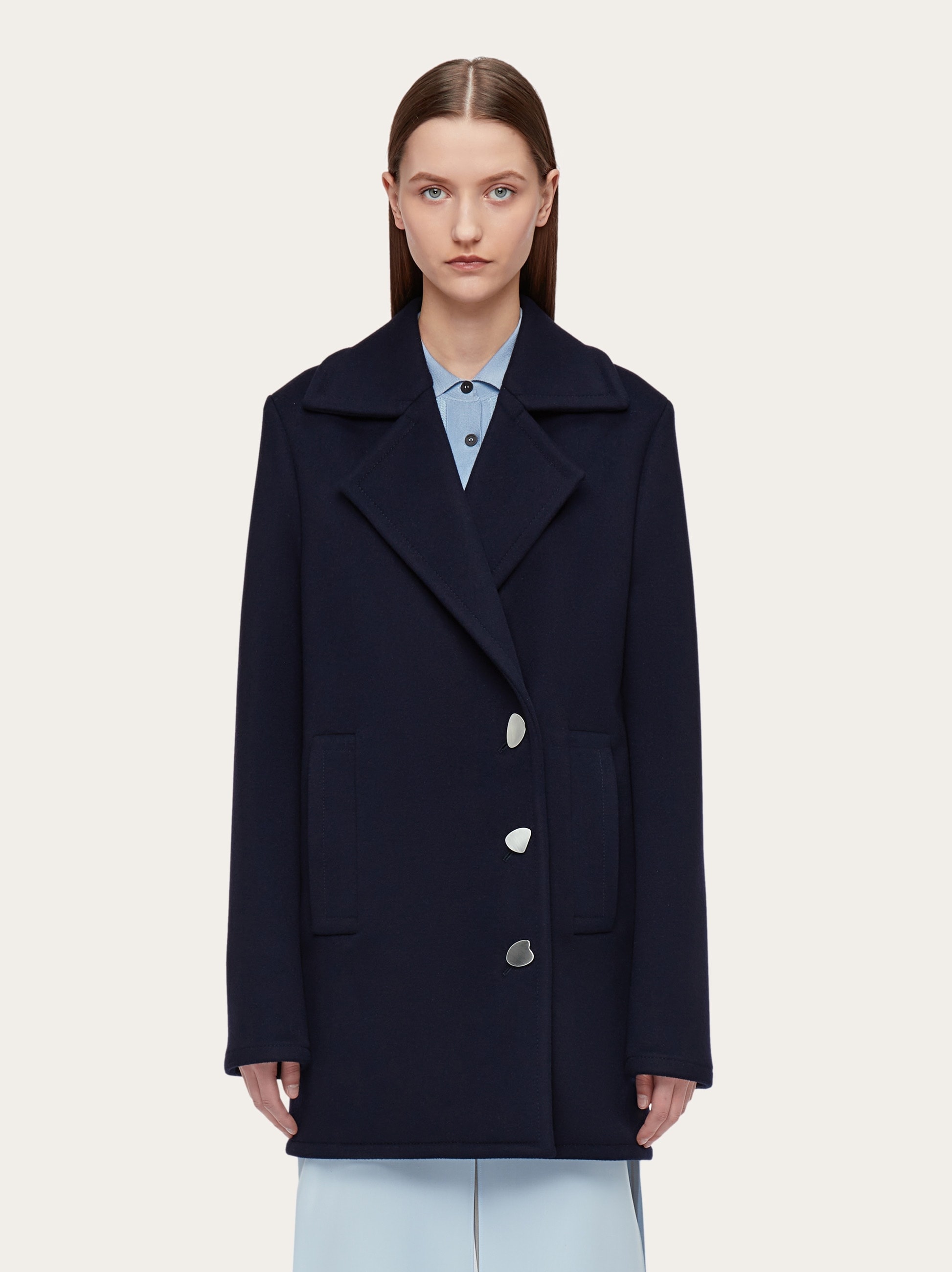 Single breasted peacoat - 2