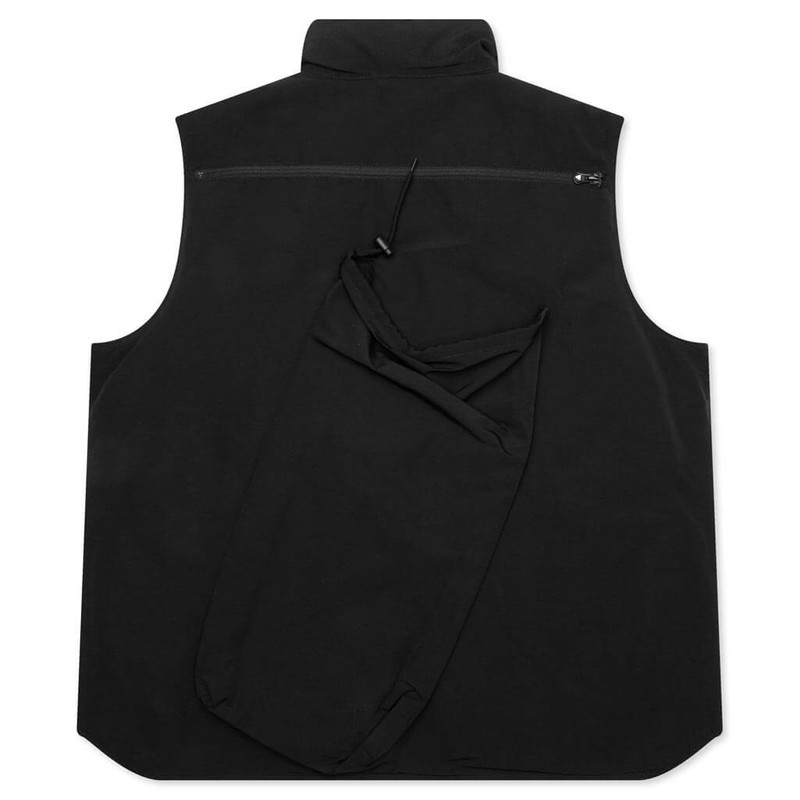 South2 West8 MULTI-POCKET ZIPPED DOWN VEST - BLACK outlook