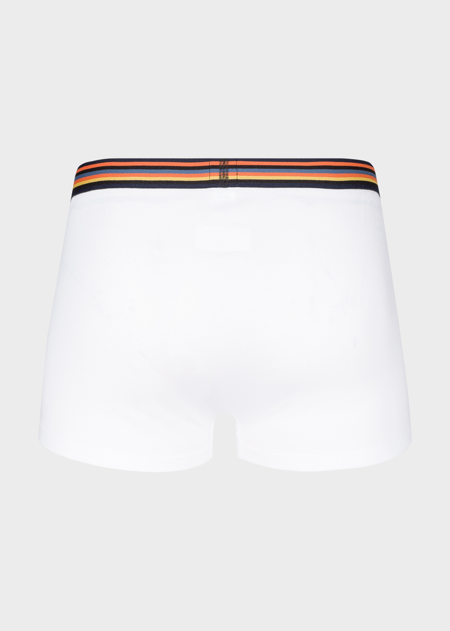 White Cotton Low-Rise 'Artist Stripe' Boxer Briefs - 3