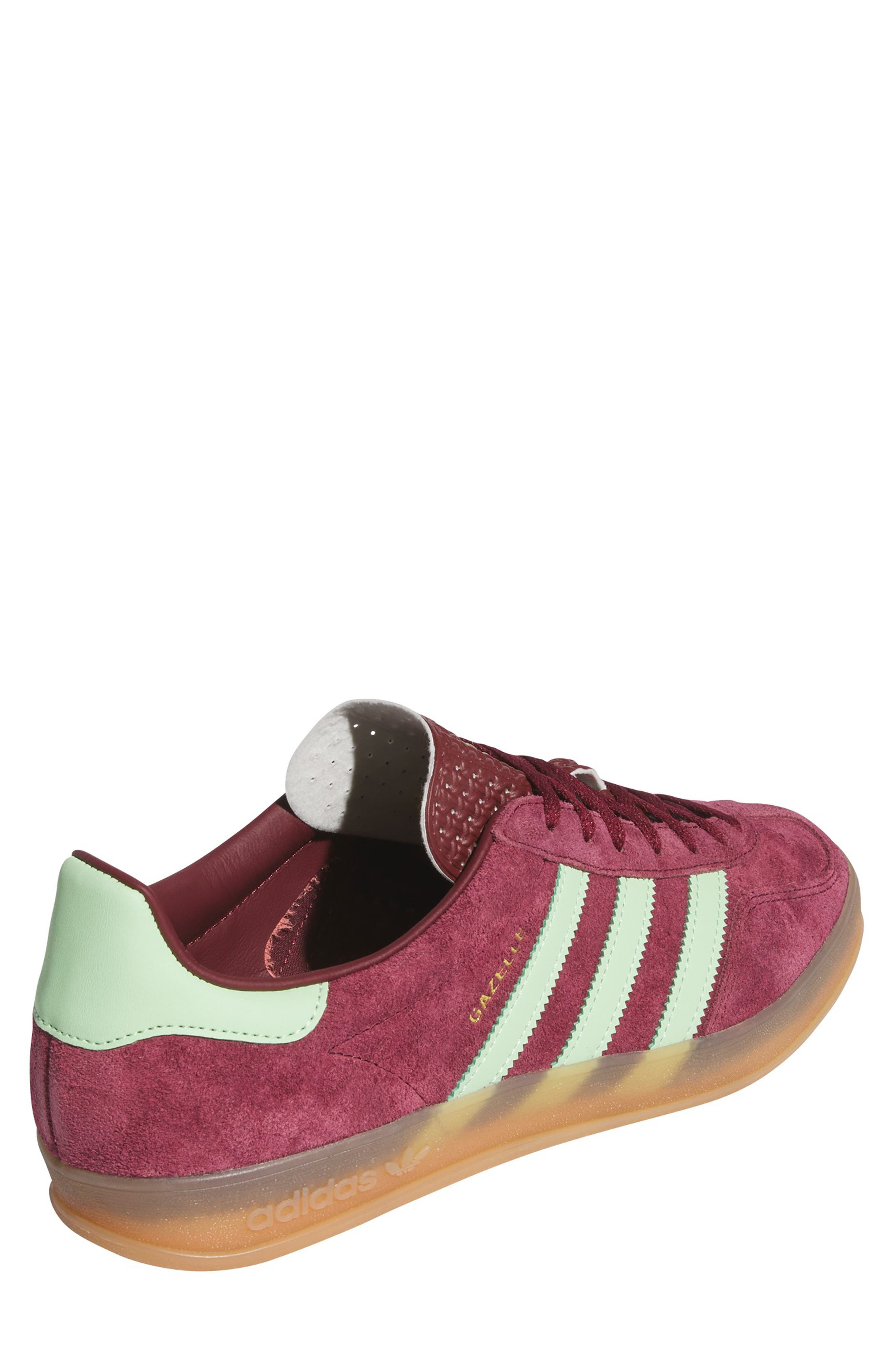 adidas Gazelle Indoor Sneaker in Red/Green Spark/Gum 3 at Nordstrom - 2