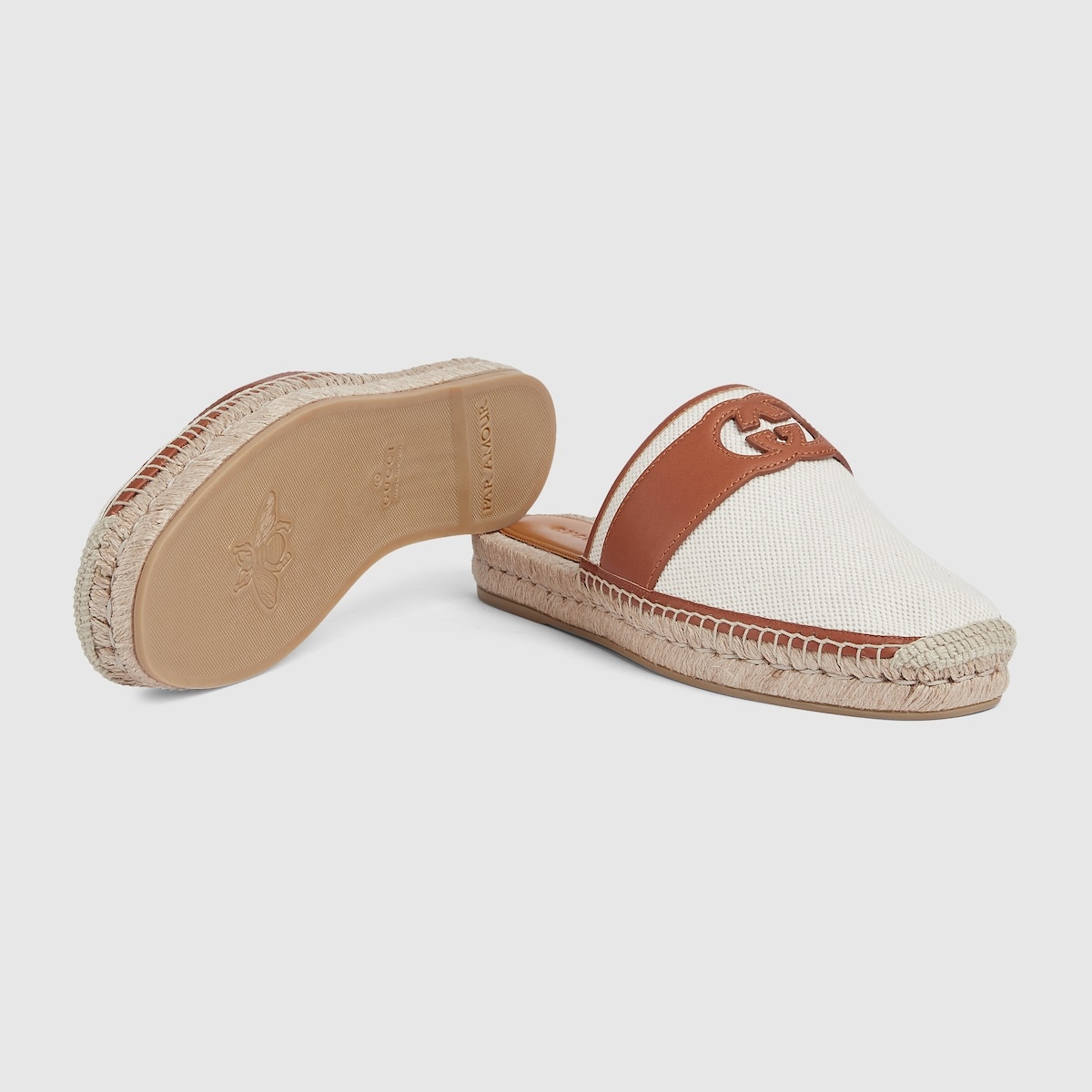 Men's Interlocking G slide espadrille - 6
