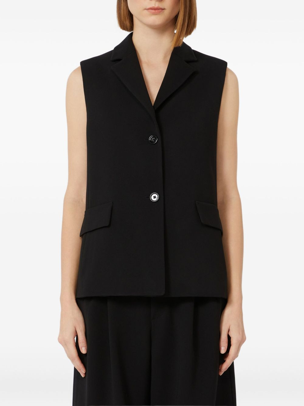 notched-lapels waistcoat - 2