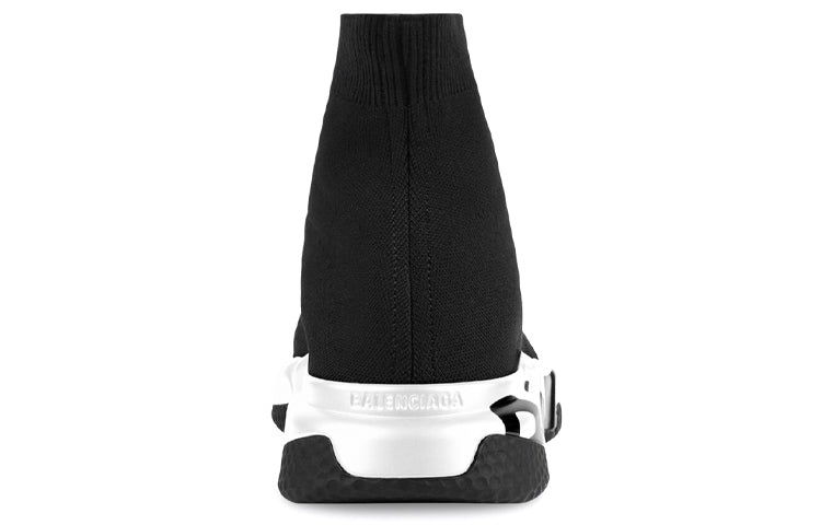 (WMNS) Balenciaga Speed Graffiti Sneakers 'Black Knit Black Graffiti Sole Unit' 605942W2DB71015 - 5