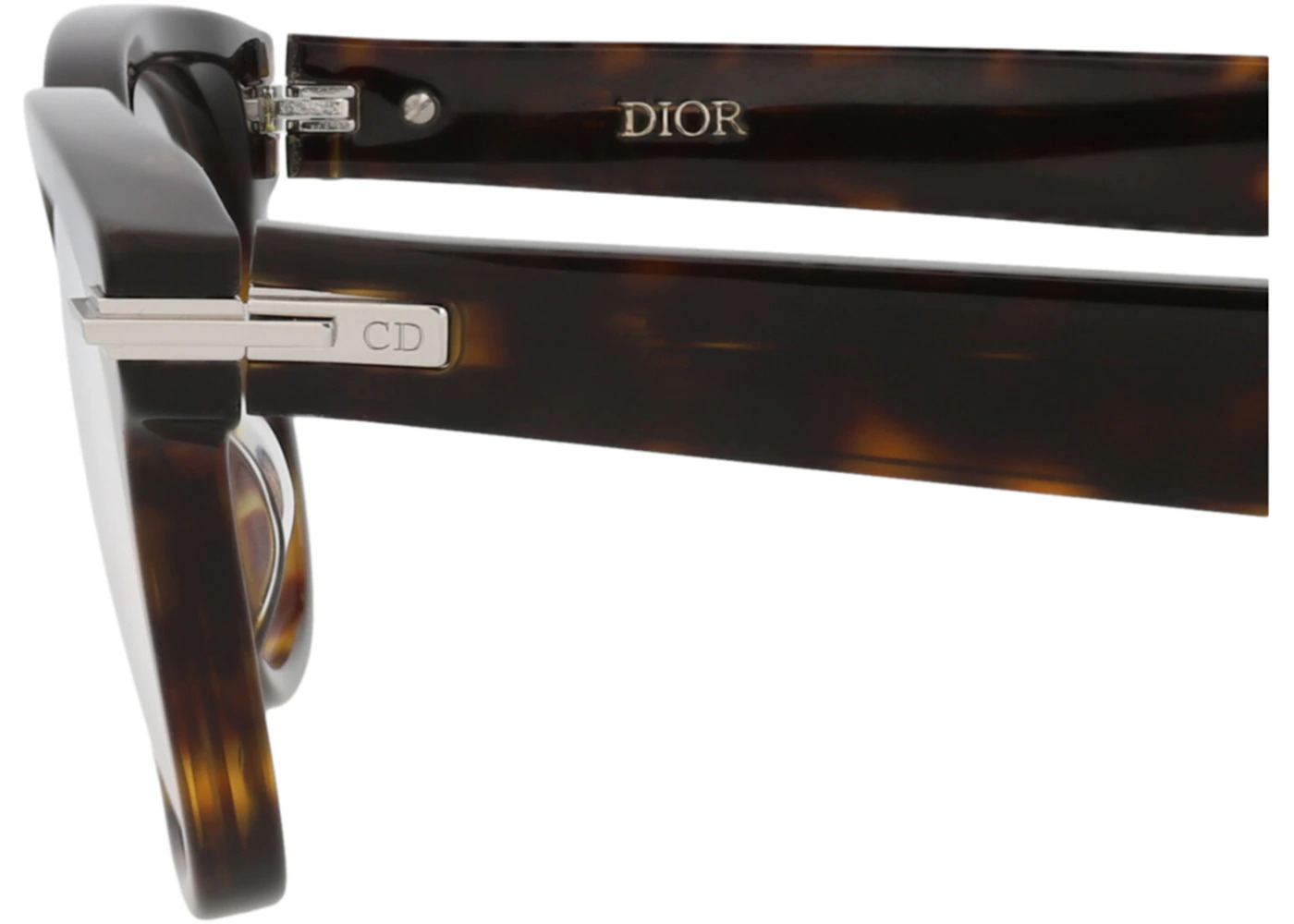 Dior Square-Frame Acetate Optical Frames Havana Havana Transparent (DM50051I-52-052) - 4