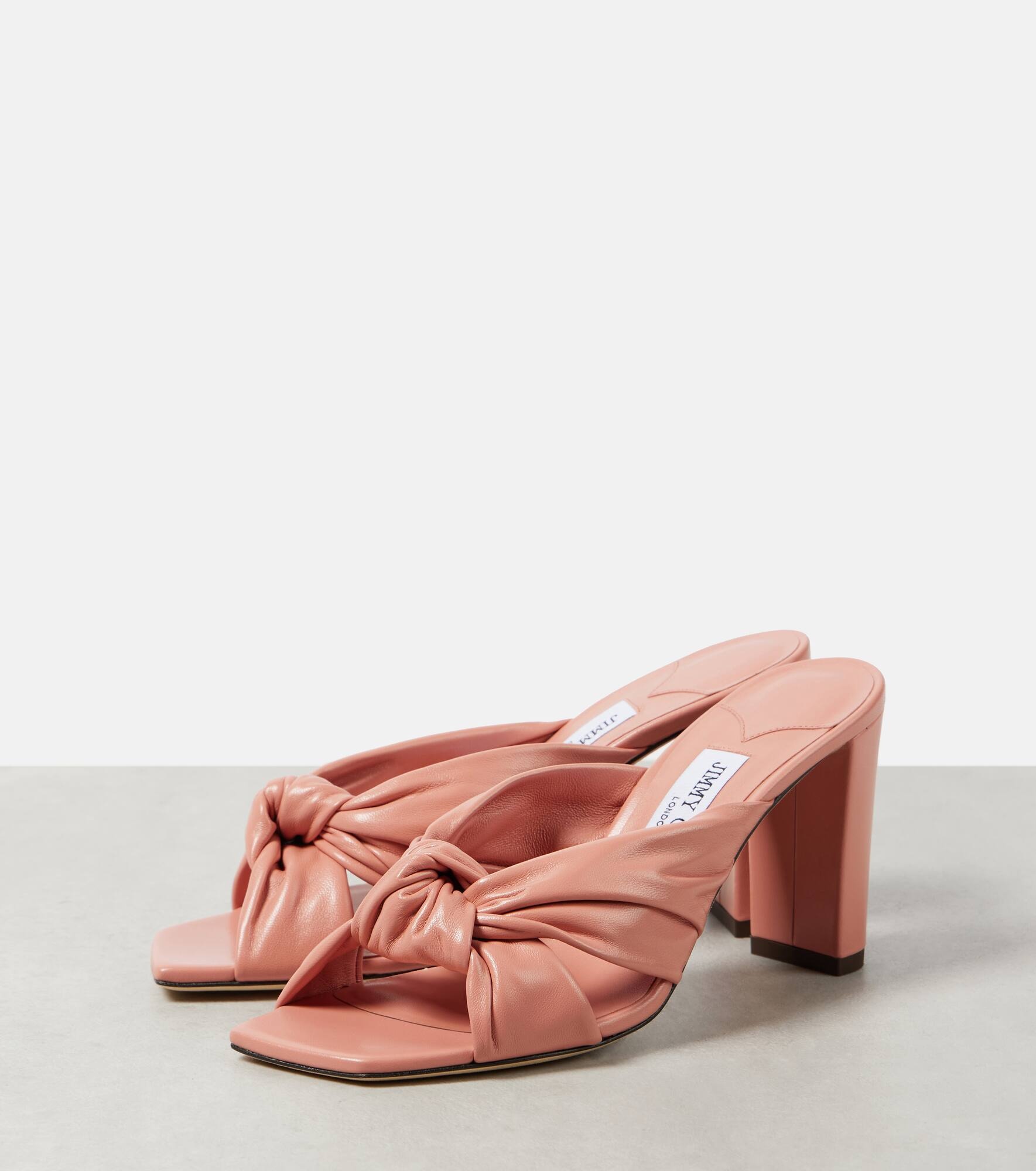 Avenue 85 leather mules - 5