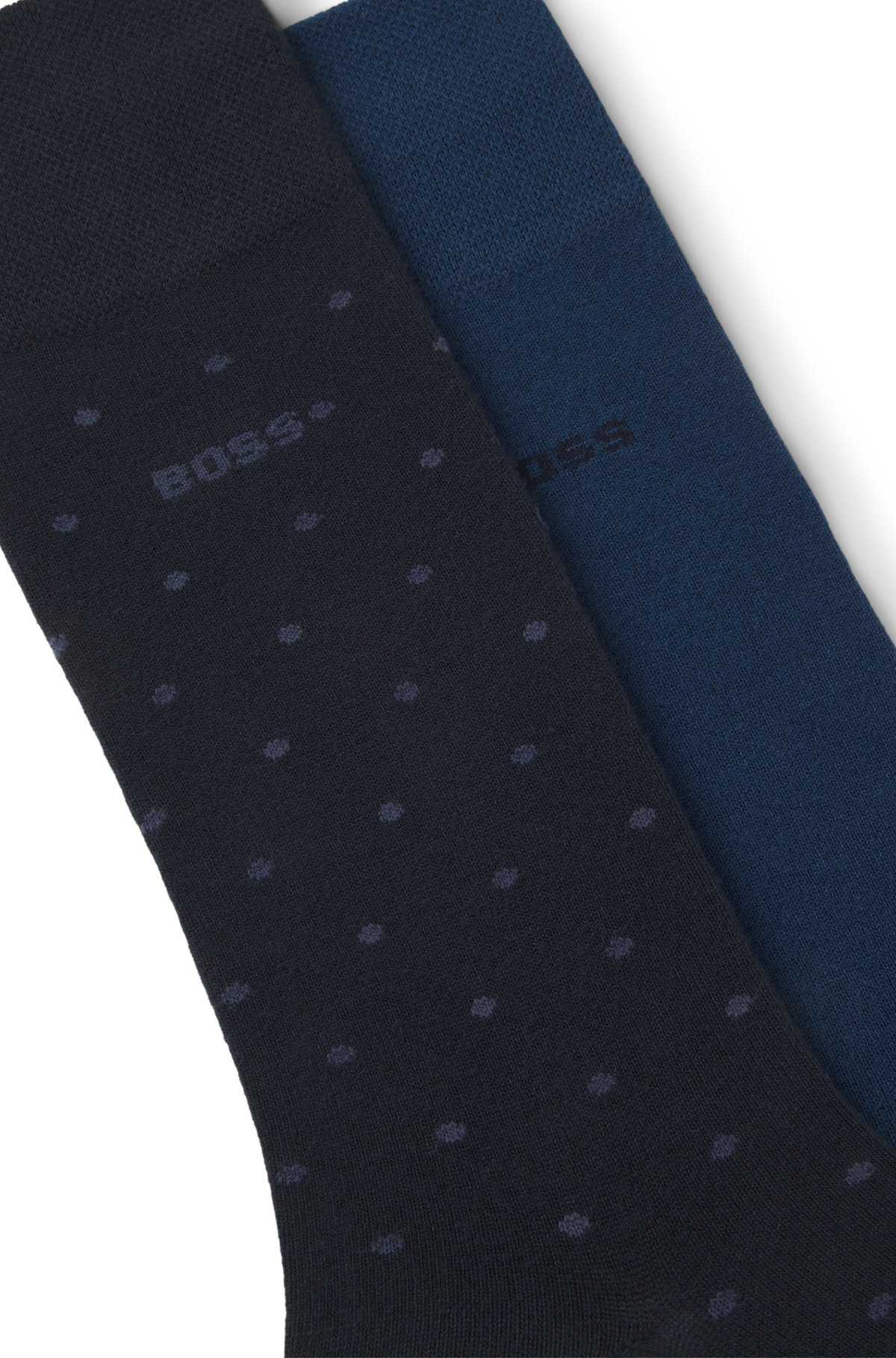 TWO-PACK OF QUARTER-LENGTH SOCKS WITH REVERSE LOGO - 2