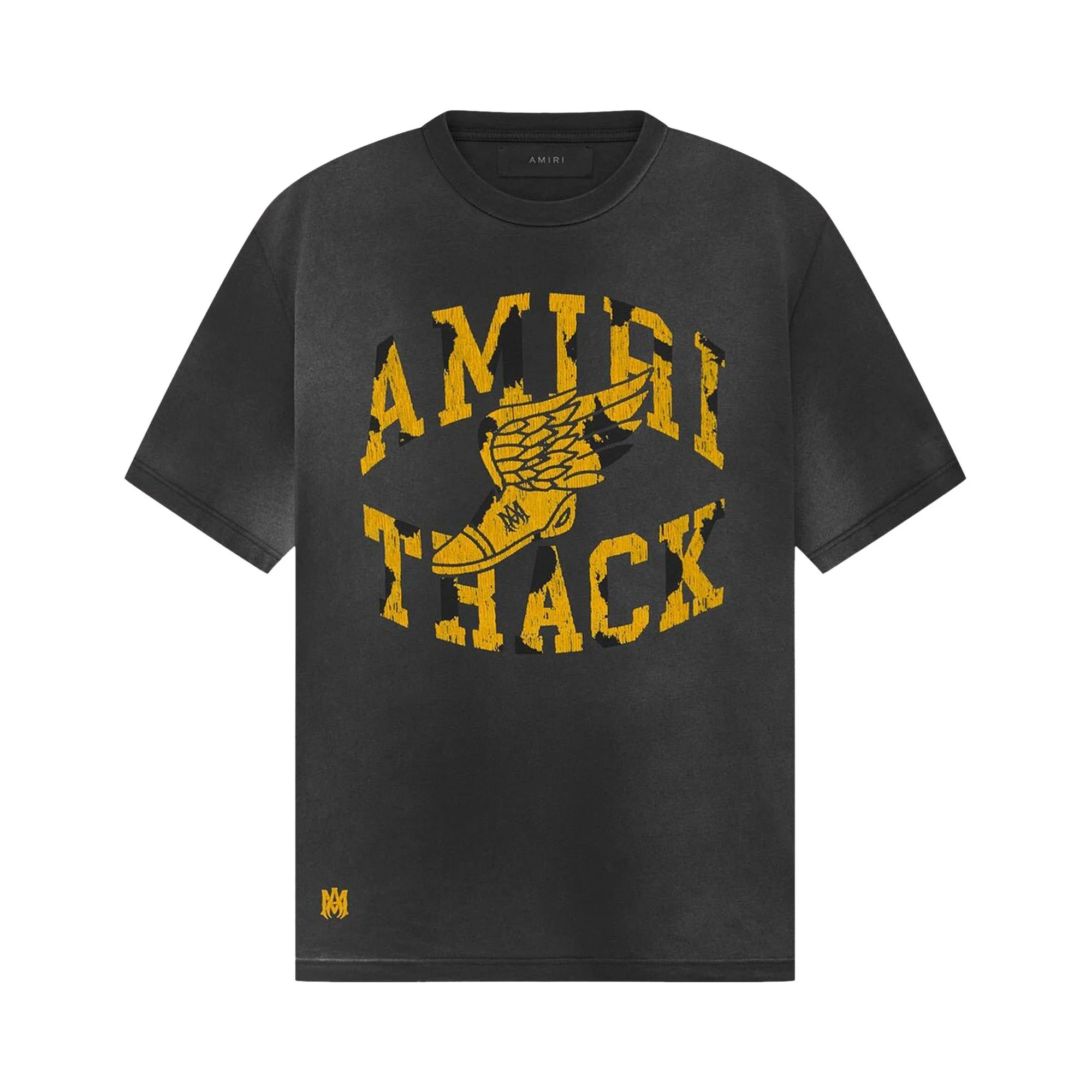 Amiri Track T-Shirt 'Faded Black' - 1