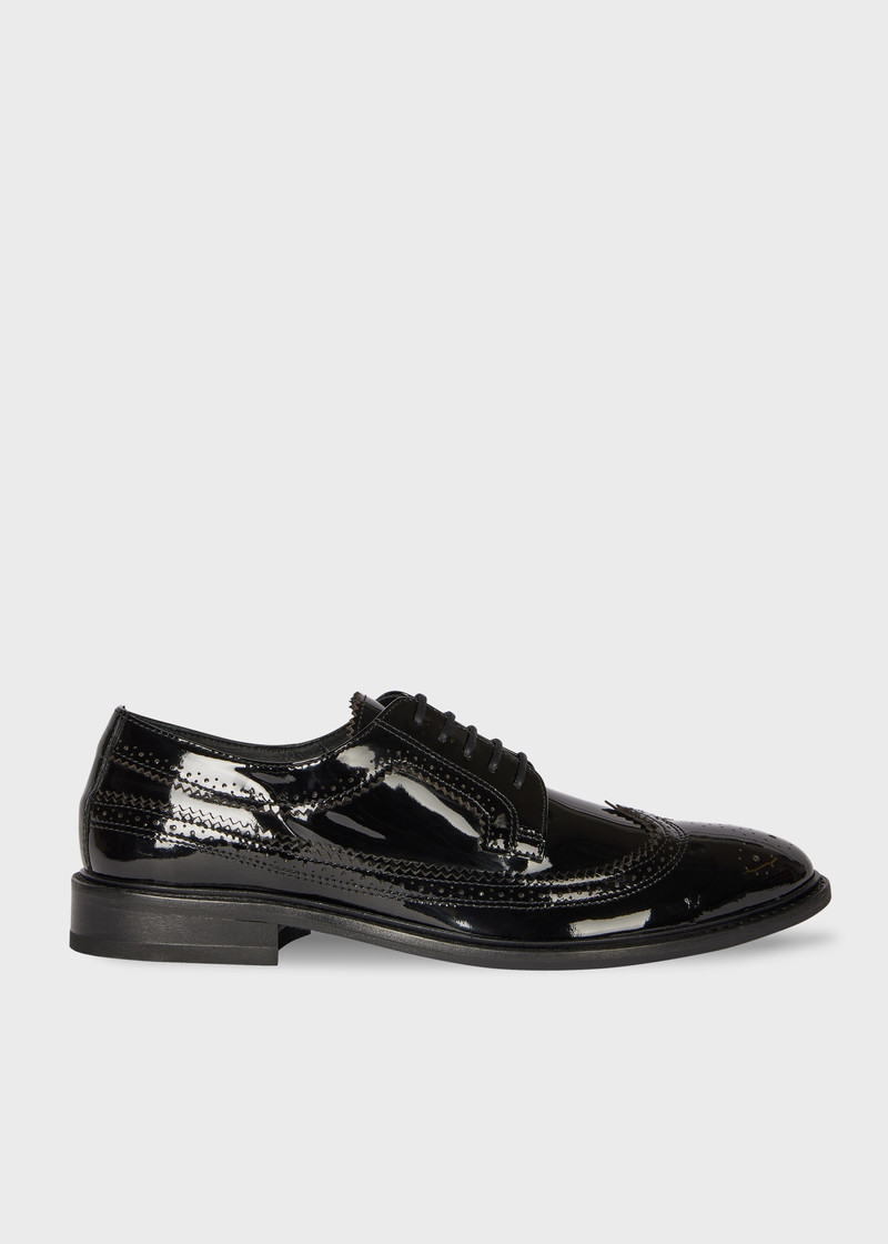 Women's Black 'Fuentes' Patent Leather Brogues 1
