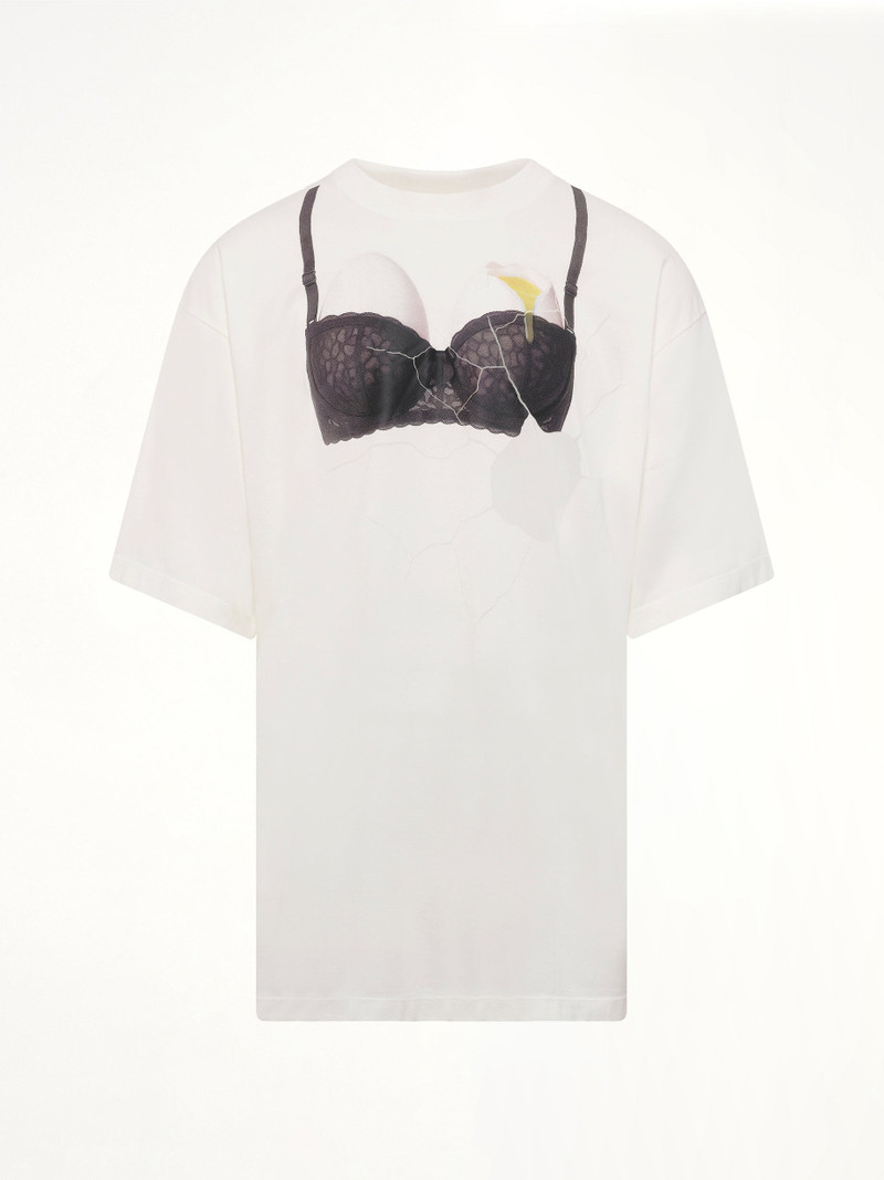 doublet Egg Bra T-Shirt in White outlook