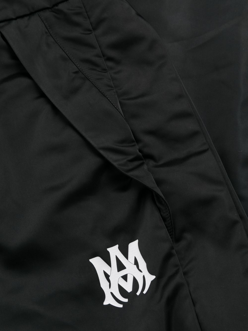 logo-print straight-leg trousers - 6