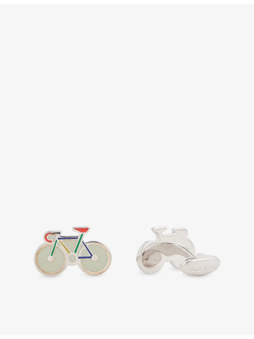 Engraved-Logo Bicycle Copper-And-Zinc Cufflinks - 1