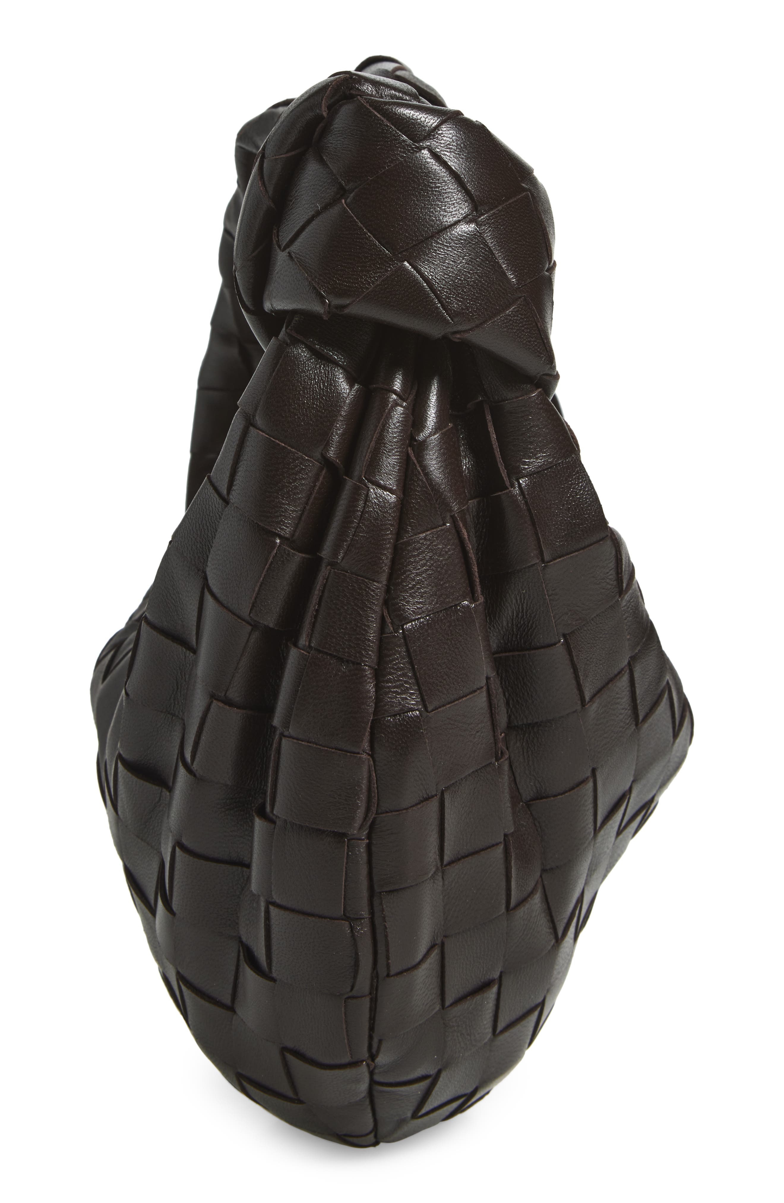 Bottega Veneta Mini Jodie Leather Hobo in Fondant-Gold at Nordstrom - 5