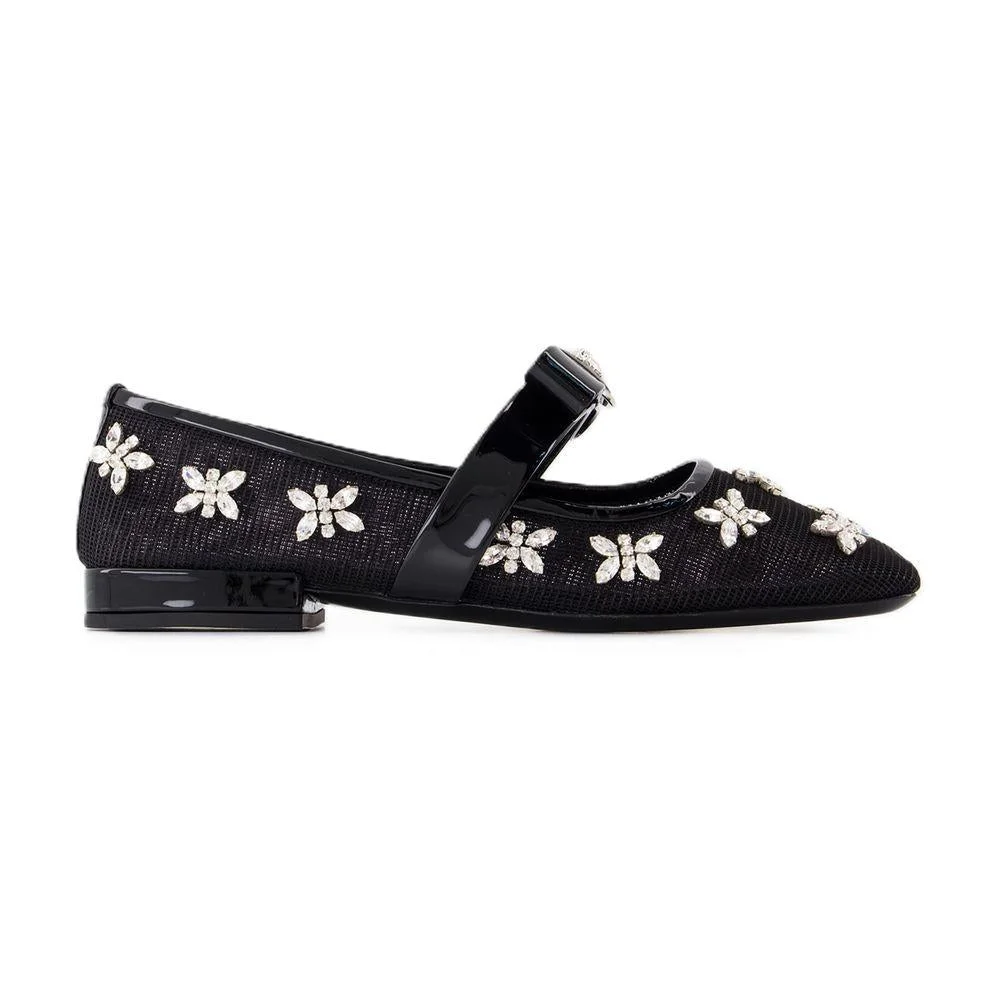 Versace Gianni Ribbon Flat Shoes - 1