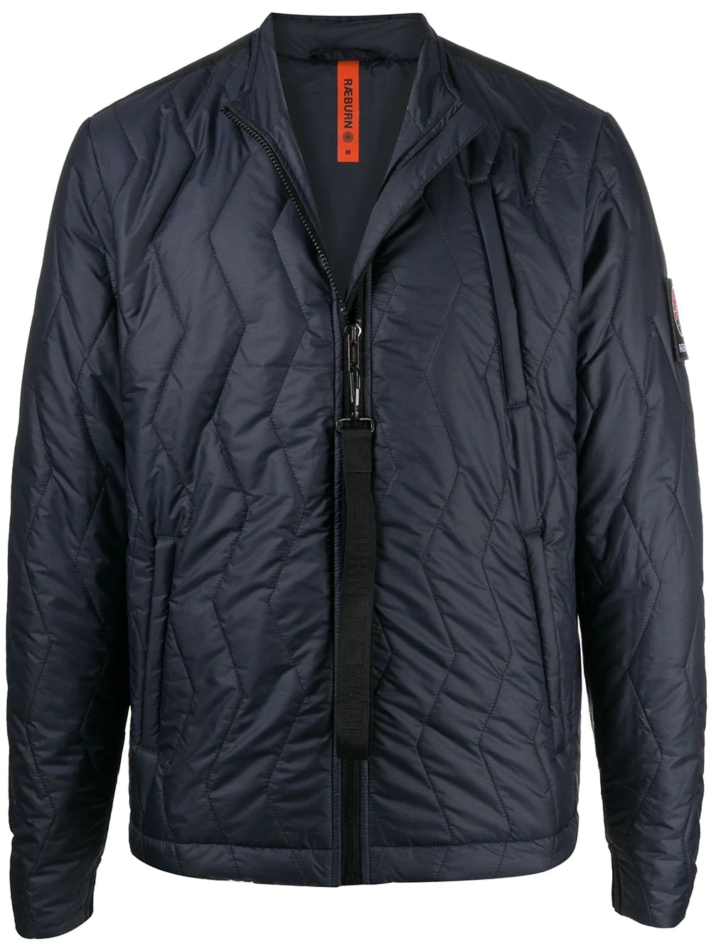 zip-up quilted jacket - 1