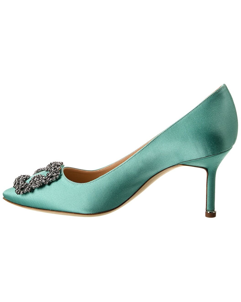 Manolo Blahnik Manolo Blahnik Hangisi 70 Satin Pump outlook