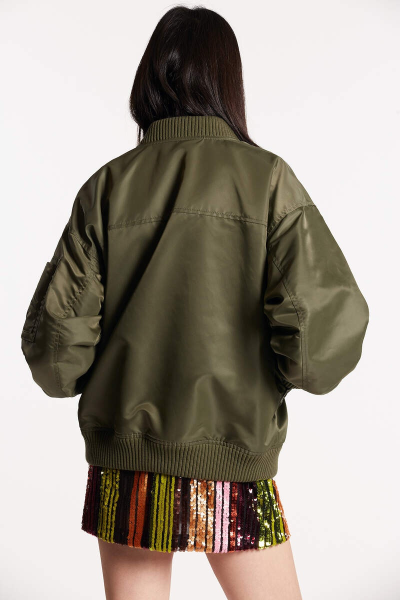 DSQUARED2 CLASSIC OVERSIZED BOMBER JACKET outlook