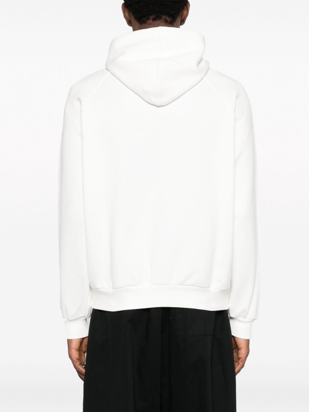 logo-print drawstring hoodie - 5