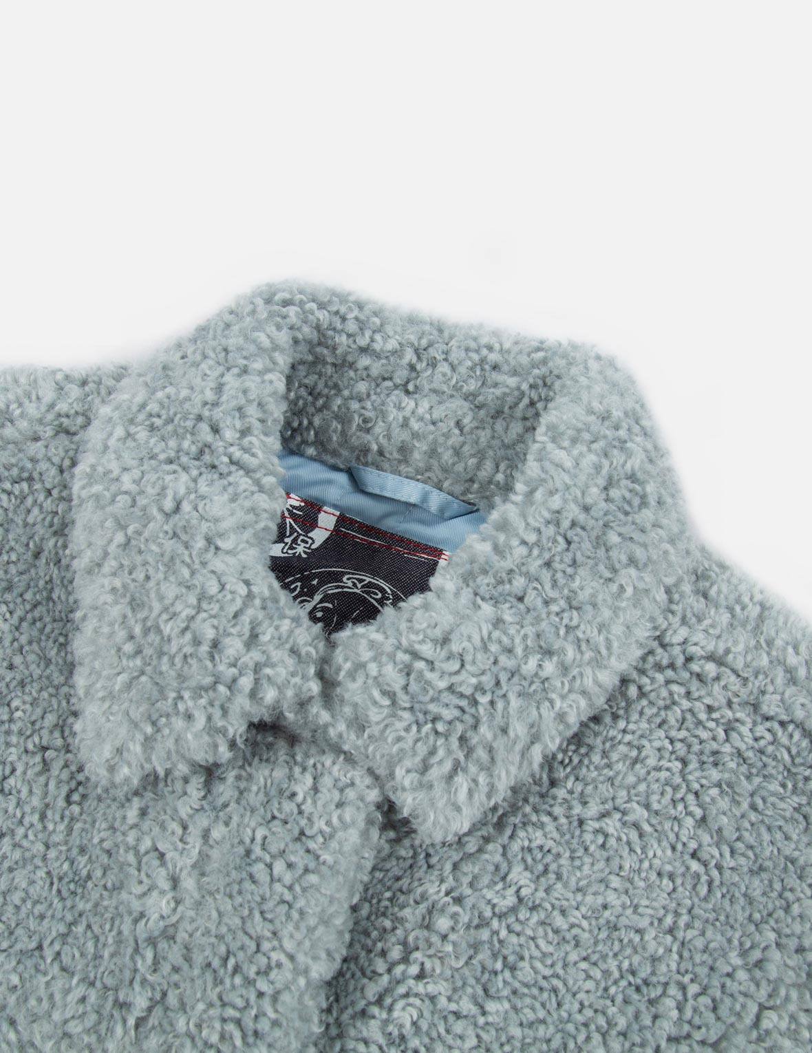 LOGO APPLIQUÉ SHERPA SHIRT JACKET - 9