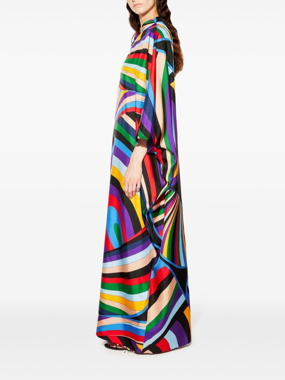 Iride-print kaftan - 3
