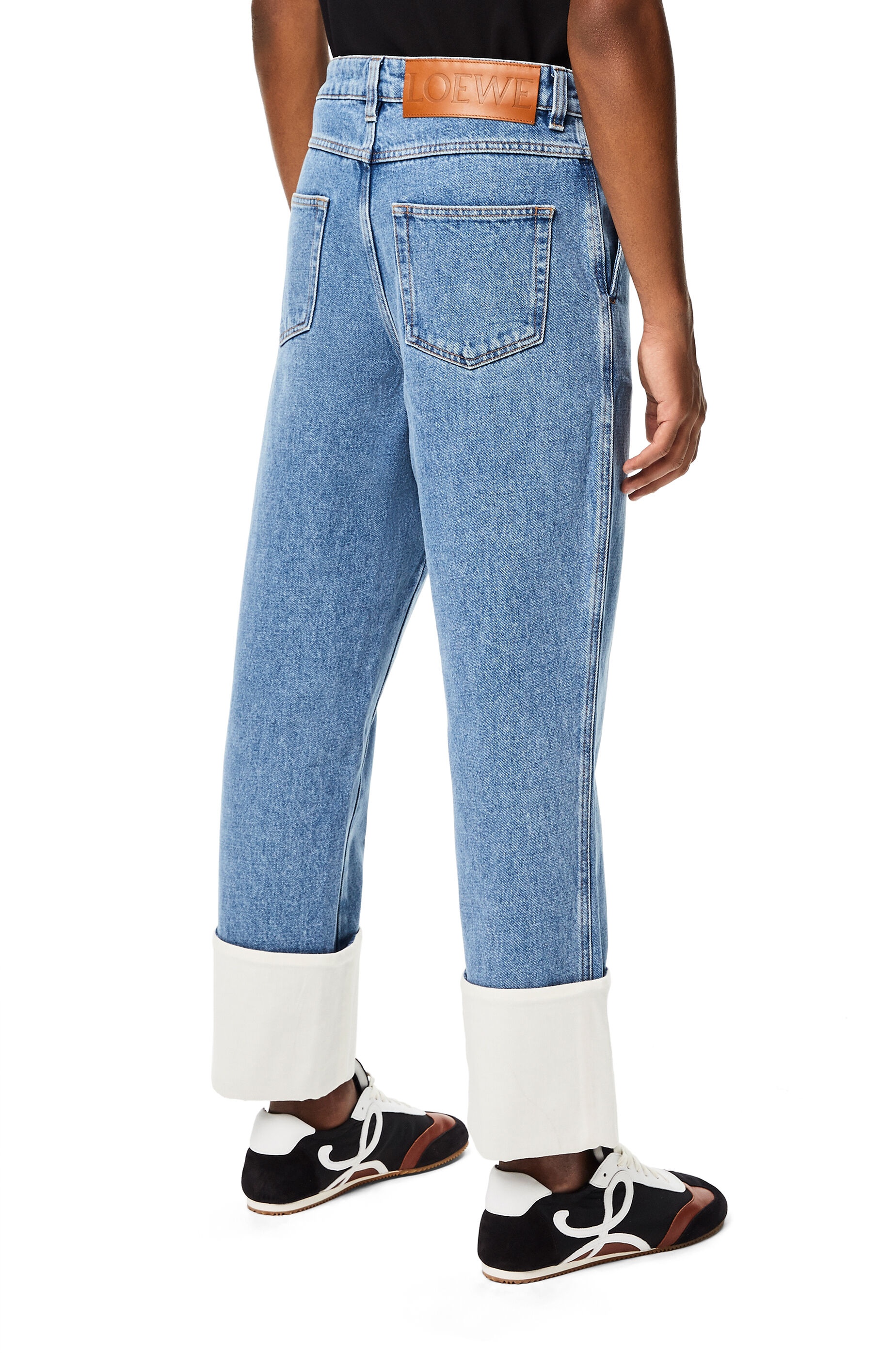 Fisherman stonewash jeans in cotton - 4