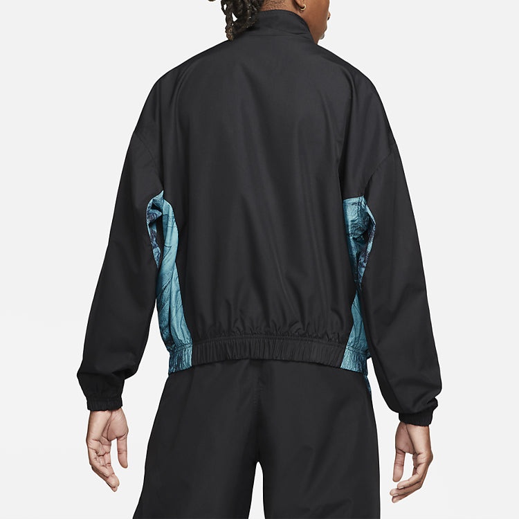 Nike x Skepta Crossover Printing waterproof Sports Jacket US Edition Black CU9743-010 - 5